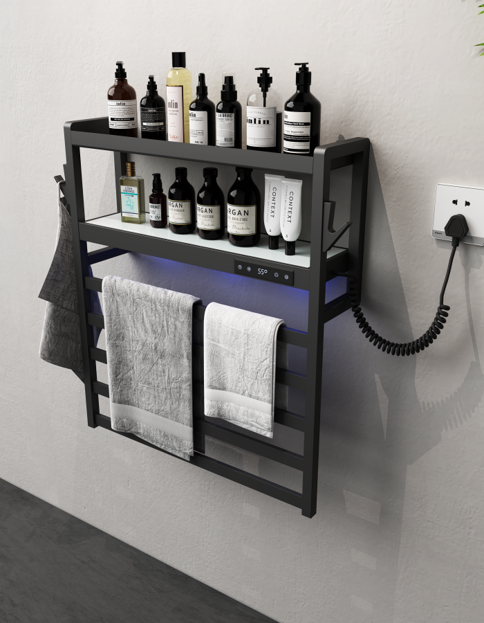 102BB & 102BW 智能杀菌电热毛巾架、毛巾杀菌毛巾架、杀菌烘干架、Electrothermal towel rack（专利产品）